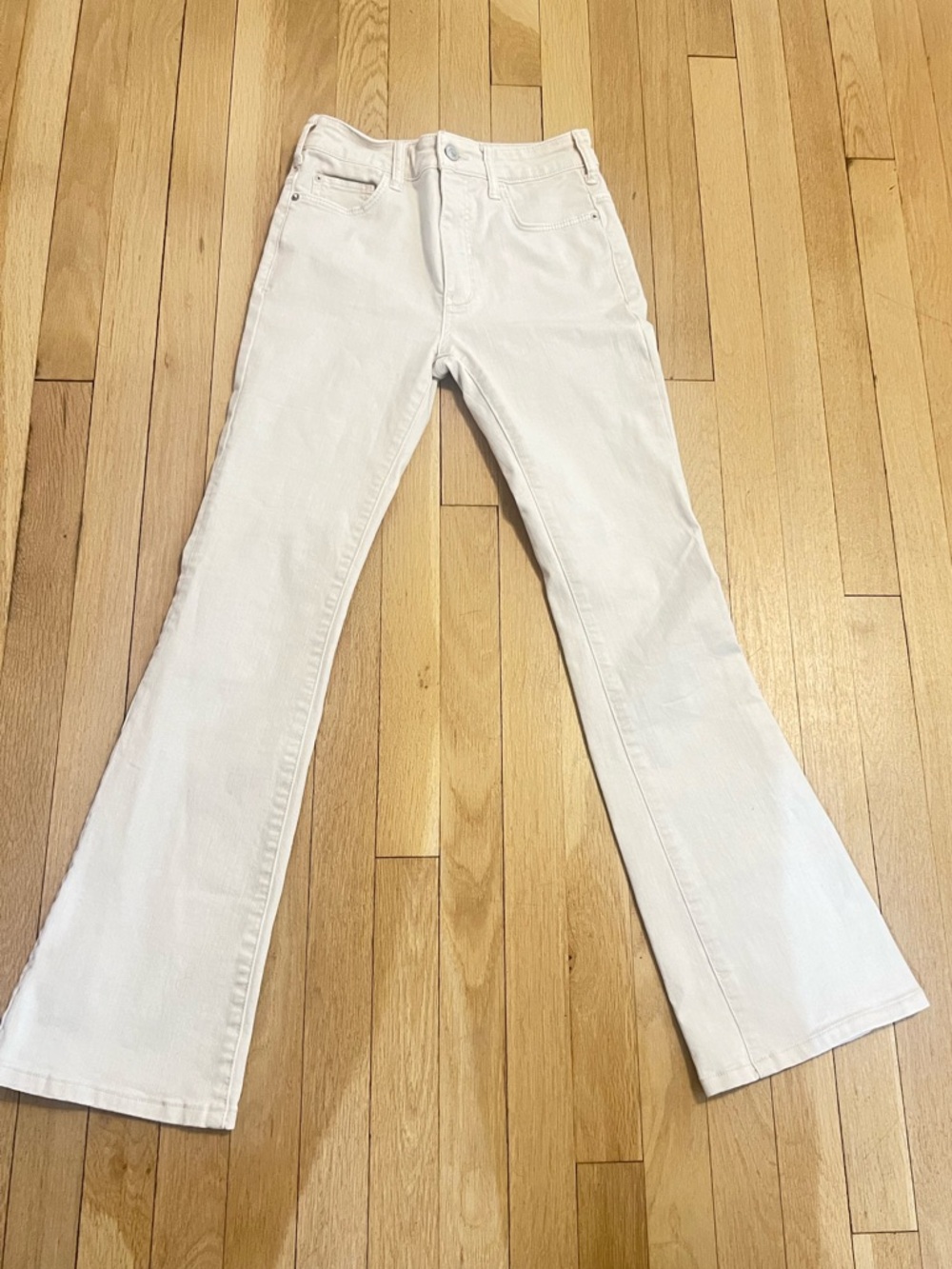 Pilcro Icon Women’s cream Jeans - Classic High-Rise Style
